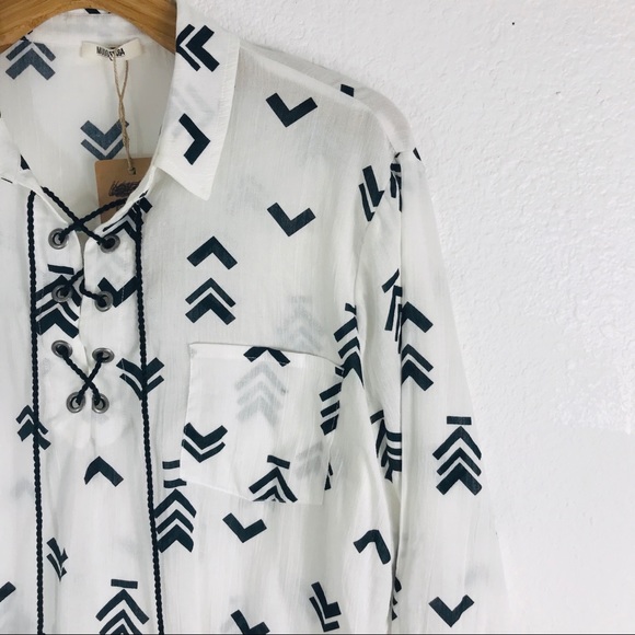 NWT MudoFTS64 arrow roll up shirt with tussle - Picture 7 of 8